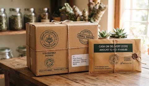 Order packaged for delivery